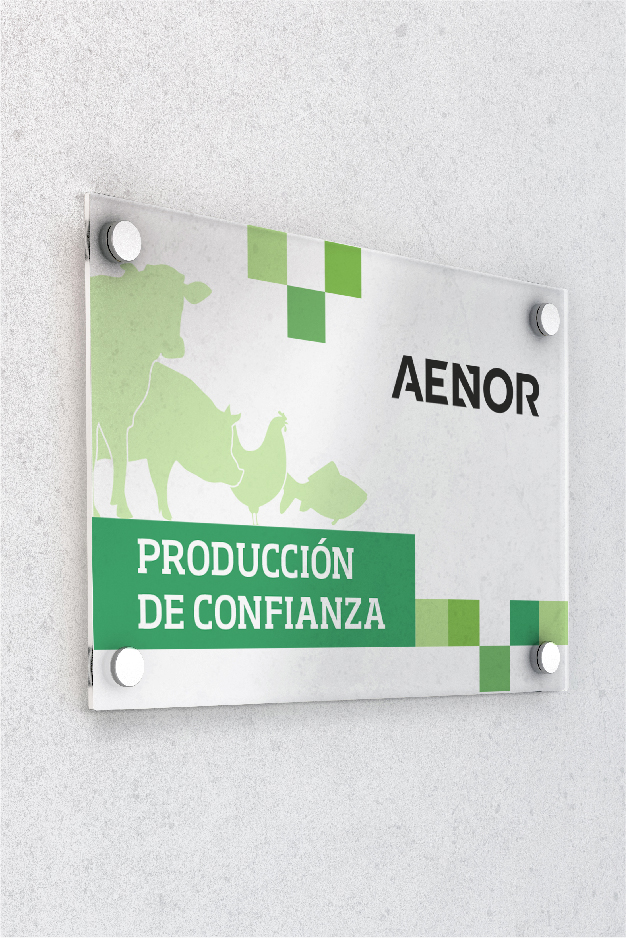 Presentació de certificats en adhesius d'AENOR