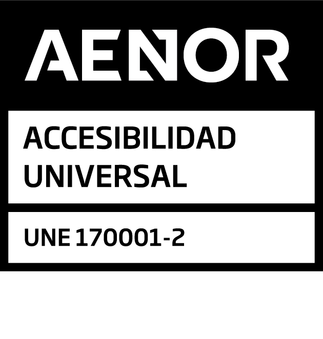 Marca AENOR d'accessibilitat registrada UNE 170001-2